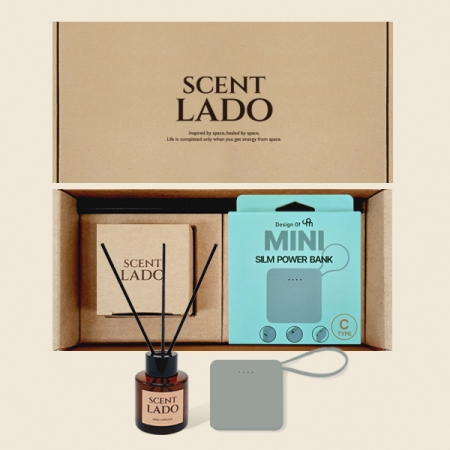 센트라도 미니 디퓨저 50ml+초미니 보조배터리 세트 #3