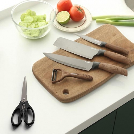 퀸나 딥 우드 칼세트 5종 #2