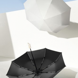 스마트 골드버튼 3단 자동 암막양우산 AD06