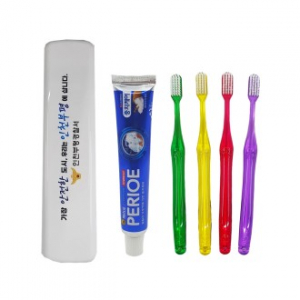 국산 화이트케이스 칫솔치약세트