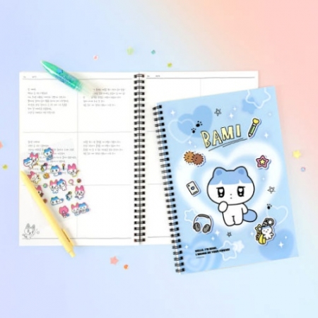 카카오프렌즈  골골즈 6분할 스프링 노트 #4