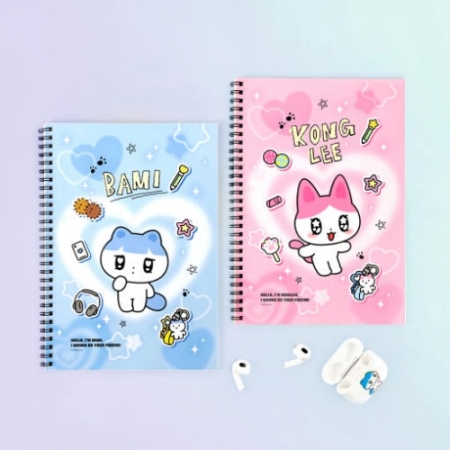 카카오프렌즈  골골즈 6분할 스프링 노트 #3