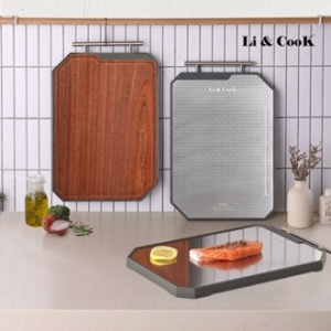 리앤쿡 네오클래식 스텐앤우드 커팅보드