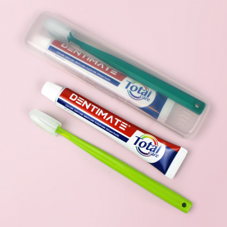 크리오 양치세트 덴티메이트 치약 50g + 크리오 미세모칫솔 + 휴대용케이스 #2