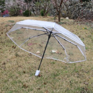 투명 자동 3단 우산