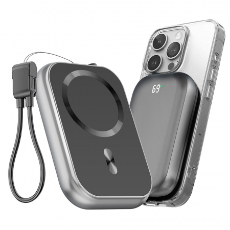 UM2 아이폰 애플워치 에어팟 프로 3in1 맥세이프 20W C타입 PD고속 충전 보조배터리 10000mAh MF10K #3