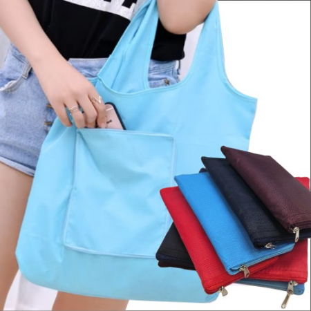 고품질 지퍼접이식시장가방 장바구니 폴리백  쇼핑백 #2