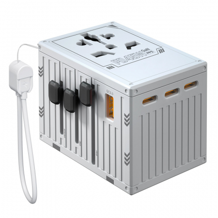 해외 배낭여행 필수 여행용멀티어댑터 USB C타입 PD충전기 45W 초고속 멀티충전기 #3