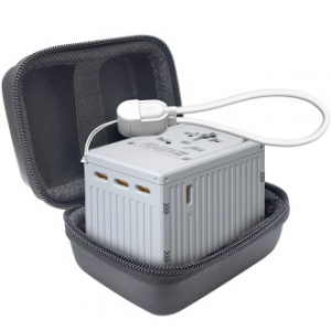 해외 배낭여행 필수 여행용멀티어댑터 USB C타입 PD충전기 45W 초고속 멀티충전기