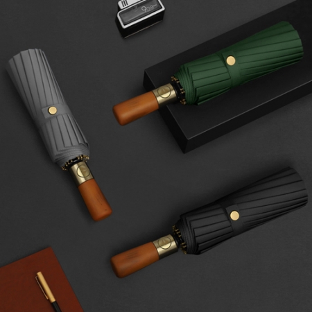 프리미엄 우드 3단 완자동 양우산 #3