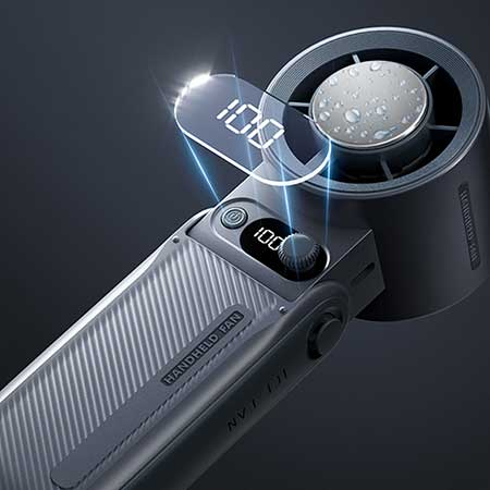 유니영 199단 휴대용 급속 냉각 쿨 터보제트팬 핸디 선풍기 초강력 미니선풍기 #4