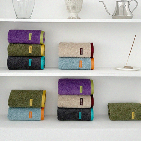 리오르웨이 40수 코마사 호텔수건 3매 기프트세트 #4