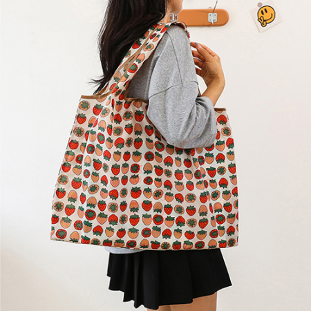 특대형 포켓형 장바구니 포켓장바구니 시장가방 쇼핑백 // 인쇄가능 #9