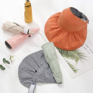 돌돌이썬캡2 비치썬캡 등산모자 버킷햇 피크닉모자 여름모자 벙거지모자