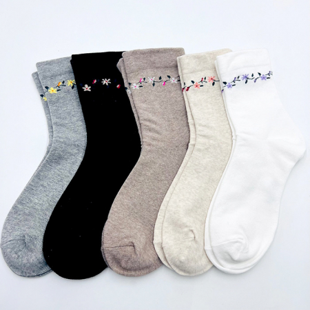 여성 무압박 플라워 양말 건강양말 #2