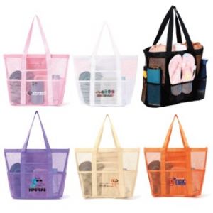 메쉬가방 중형(32X33X12) 비치가방 망사가방 비치백 메쉬백