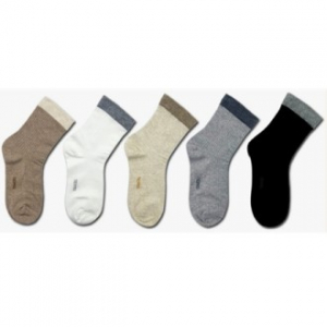 여성 무압박 투컬러 양말 건강양말