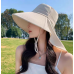 작은이미지: 여성 와이드 플랩캡 버킷햇 챙넓은 사파리모자 여성 벙거지모자 농사모자 물놀이모자 #2