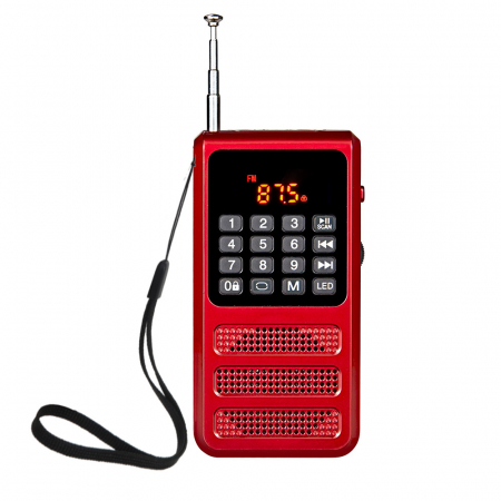 휴대용 낚시 캠핑 등산 야외 FM TF SD카드 미니 블루투스 효도라디오 HYO100 #4