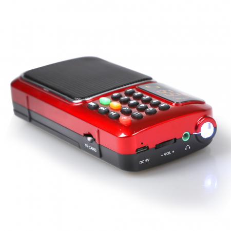 코비 HYO99 FM MP3 TF SD 카드 지원 대형 LED 스피커 낚시 등산 캠핑 휴대용 효도 라디오 #3