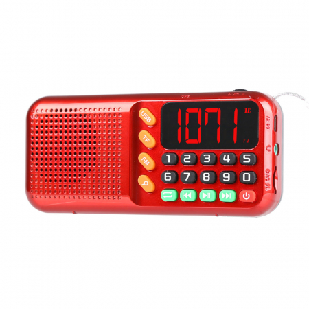 코비 HYO88 대형 LED 스피커 효도 FM MP3 TF SD 카드 가능 낚시 등산 캠핑 휴대용 라디오 #2