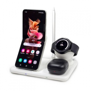 애플 아이폰 워치 에어팟 펜슬 갤럭시 버즈 올인원 고속 무선 충전독 UMWH-4in1