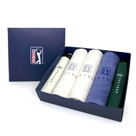 PGA 3단수동 암막 우양산 2P+150g 타올 3P 세트 미니 #2