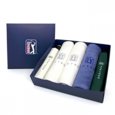 PGA 3단수동 암막 우양산 2P+150g 타올 3P 세트 미니