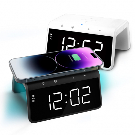 UM2 15W 무선 고속충전기 알람시계 무드등  AL700LED15W #2