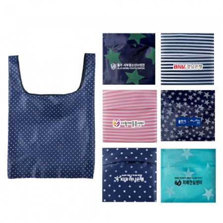 접이식 장바구니 포켓가방 중형 33x53x6cm #2