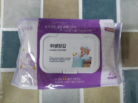 맑은하루위생장갑 캡형400매 #2