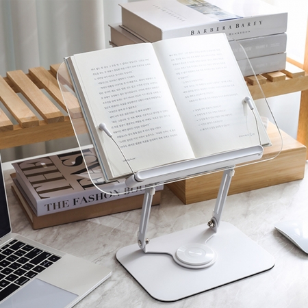 높이 각도 조절 회전 독서대 노트북 아이패드 갤럭시탭 태블릿 거치대 접이식 BookSW #3