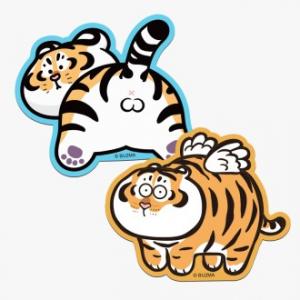 모양형 풀컬러 타이거 마우스패드