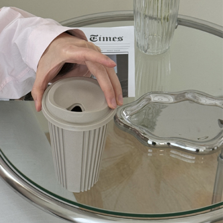 녹색인증 숨텀블러 넘버원 탄소중립 친환경텀블러 420ml 식기세척기,전자레인지 가능 #6