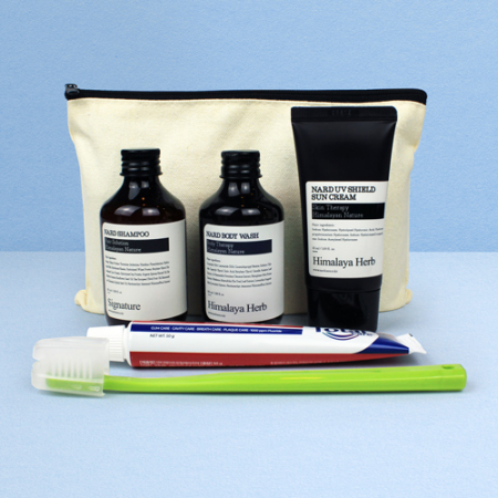 나드 선크림+샴푸+바디워시 크리오 치약+미세모칫솔+에코파우치 #2