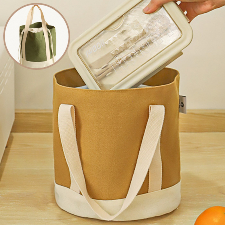 C093 원통형 버킷 보냉백 보온 보냉 도시락가방 인쇄 답례품 피크닉 가방 #2