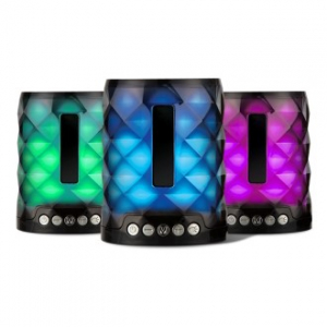 블루투스 무선 스피커 FM 라디오 LED 무드등 AUX 마이크로SD TF카드 재생 통화기능 CSBT70