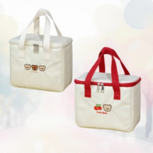 곰돌이 쿨러백 네모난 쿨러백 보냉백 나들이 소풍