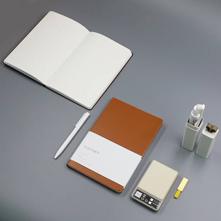 레스쁘리 브라운 사무 웰컴키트 B, 다이어리+보조배터리+샤오미볼펜+USB+치약칫솔세트 #3