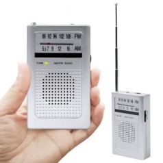 COBY 여행 등산 낚시 야외 여행 캠핑 휴대용 FM 안테나 효도 미니 아날로그 라디오 CXPR30