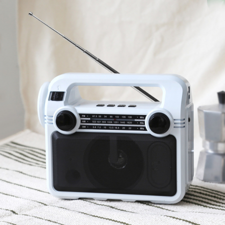 코비 CRF-35B LED 손전등 FM AM USB TF카드 MP3 블루투스 스피커 캠핑용 휴대용 라디오 #2