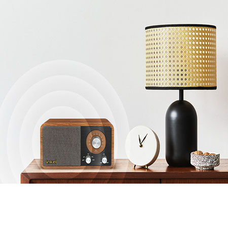 인켈 고속무선충전시계 블루투스 스피커  FM라디오  10W출력 #4