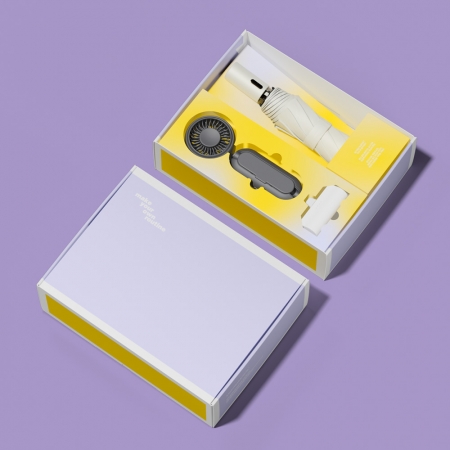 루티네 선물세트 골드버튼 3단 자동 양우산 + 우산애착 미니 선풍기 + 보조배터리 #3