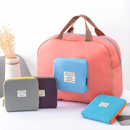 투톤 접이식 여행 가방 #3