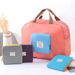 투톤 접이식 여행 가방