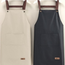 무지 깔끔 방수 카페 바리스타 앞치마