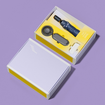 루티네 선물세트 썸머브리즈 수동 3단 양우산 + 우산애착 미니 선풍기 + 보조배터리 #3