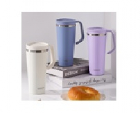 데일리 핸들 텀블러 600ml 바이올렛, 블루, 아이보리 #2