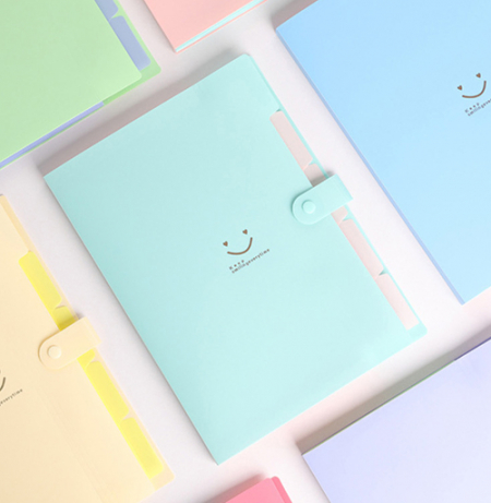 스마일아이콘 A4서류 화일 문서 정리 수납 보관 파일 꽂이 도큐먼트 파일케이스 바인더 철 클립보드 #2