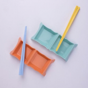 세니테이션 파스텔 2구 위생 수저받침 앞접시 단품